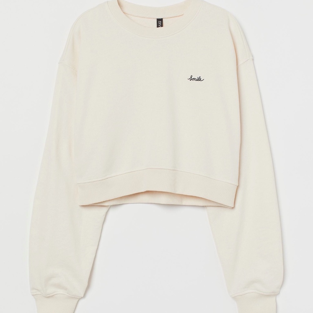 Ladies Crop Sweatshirt